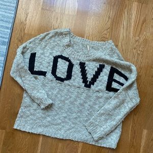 LOVE fashion sweater